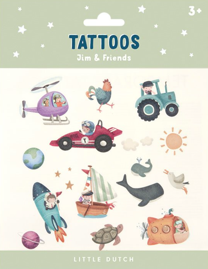 Tattoos - Jim & Friends | Little Dutch