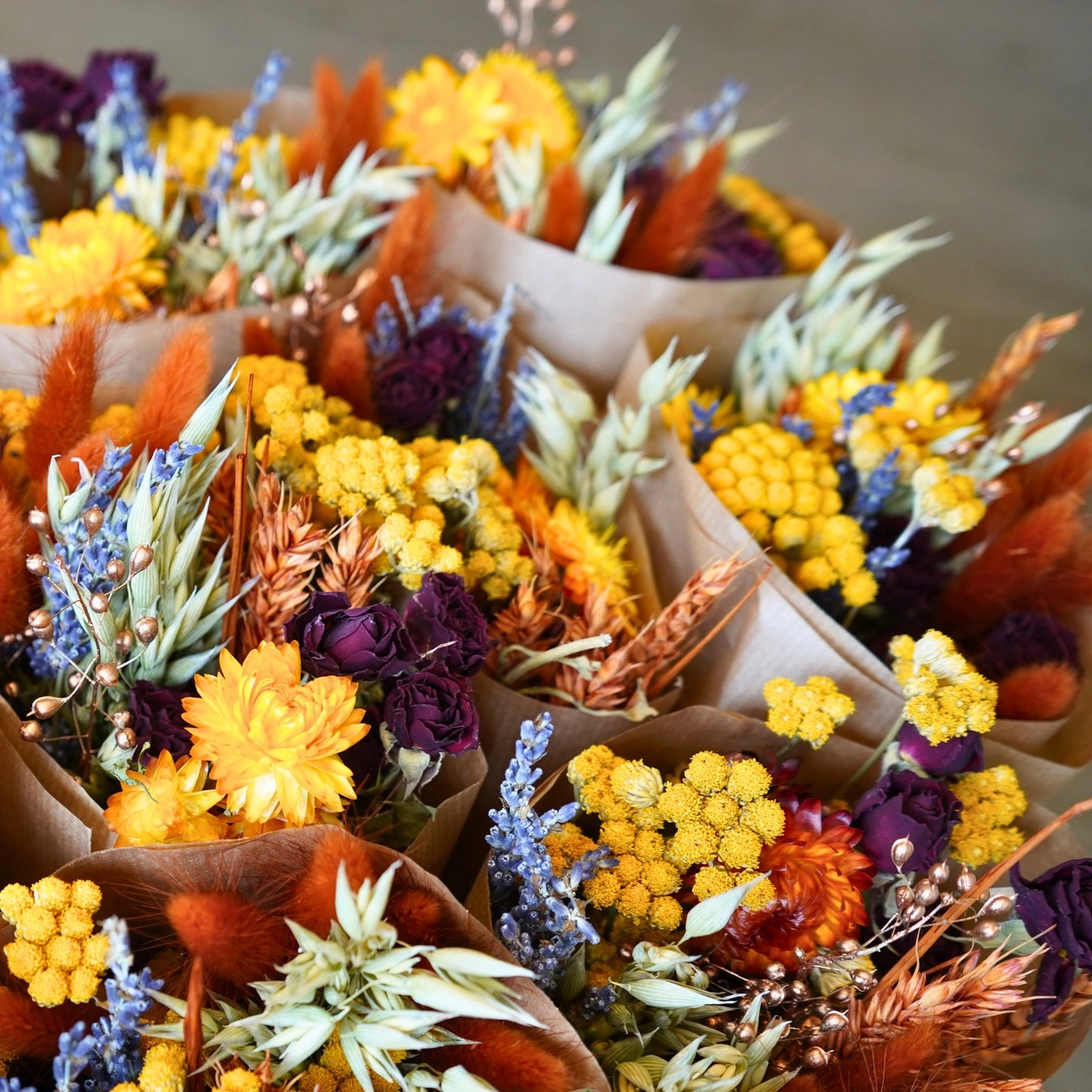 Trockenblumen - Feldstrauß Harvest Sunset