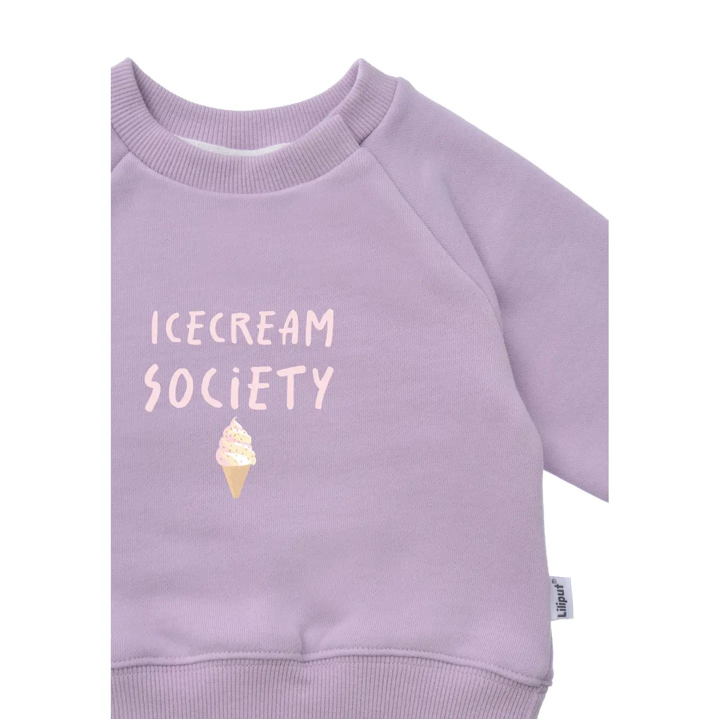 Sweatshirt Flieder "Icecream Society"