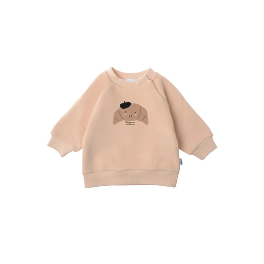 Sweatshirt Beige "Croissant"