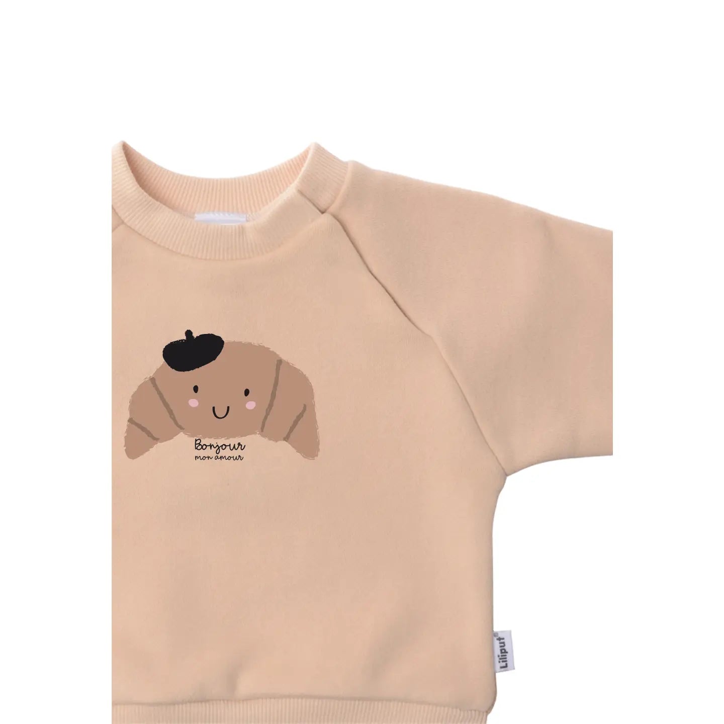 Sweatshirt Beige "Croissant"