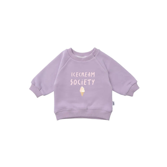 Sweatshirt Flieder "Icecream Society"