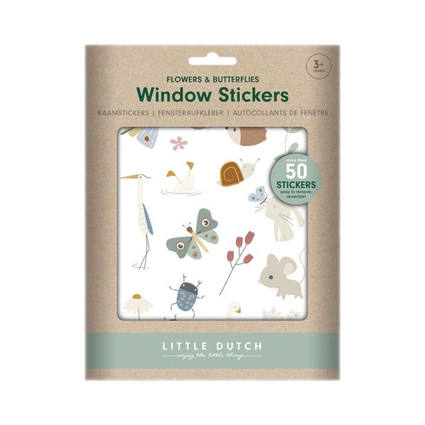 Little Dutch Window Sticker "Flowers & Butterflies"