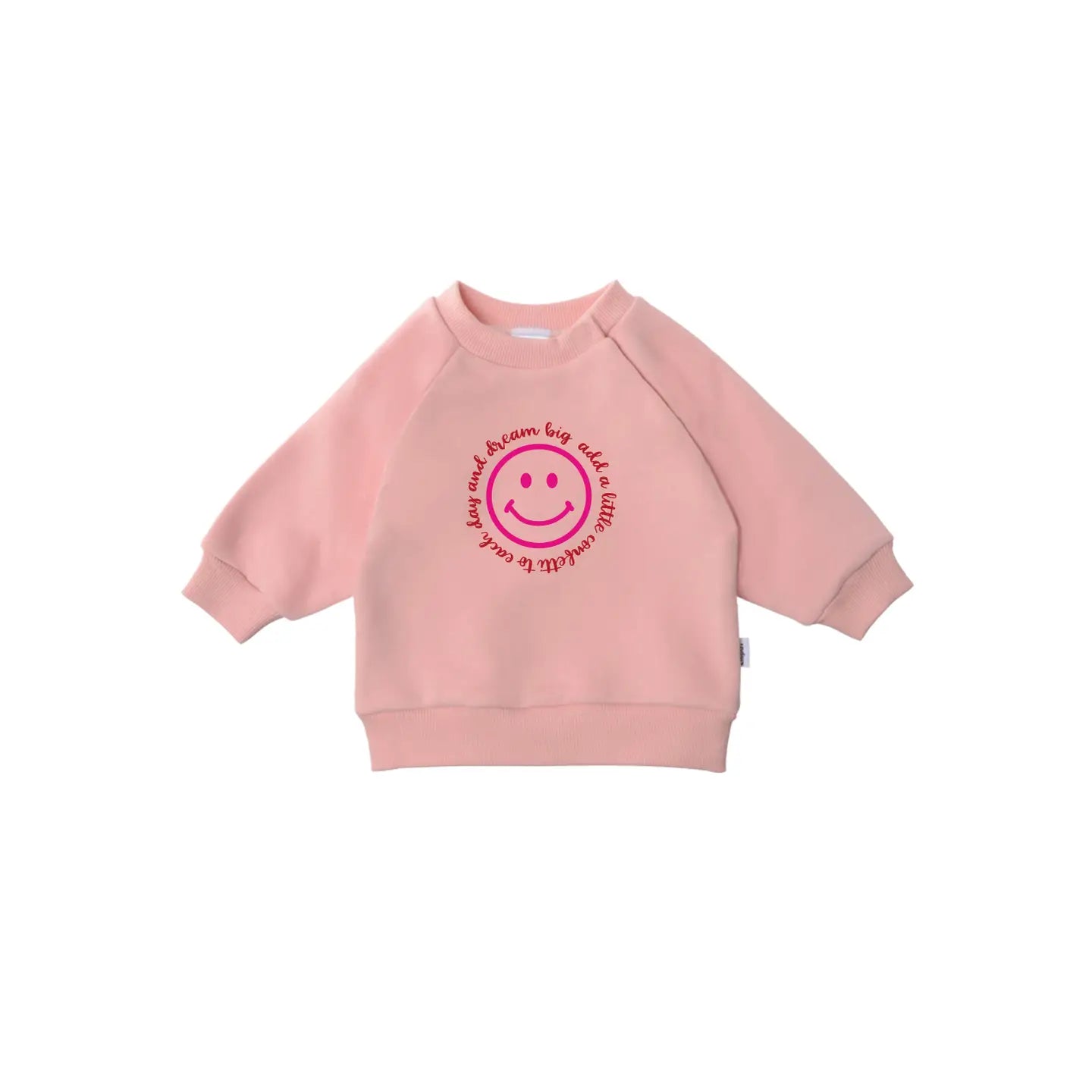 Sweatshirt Pink "Smiley"