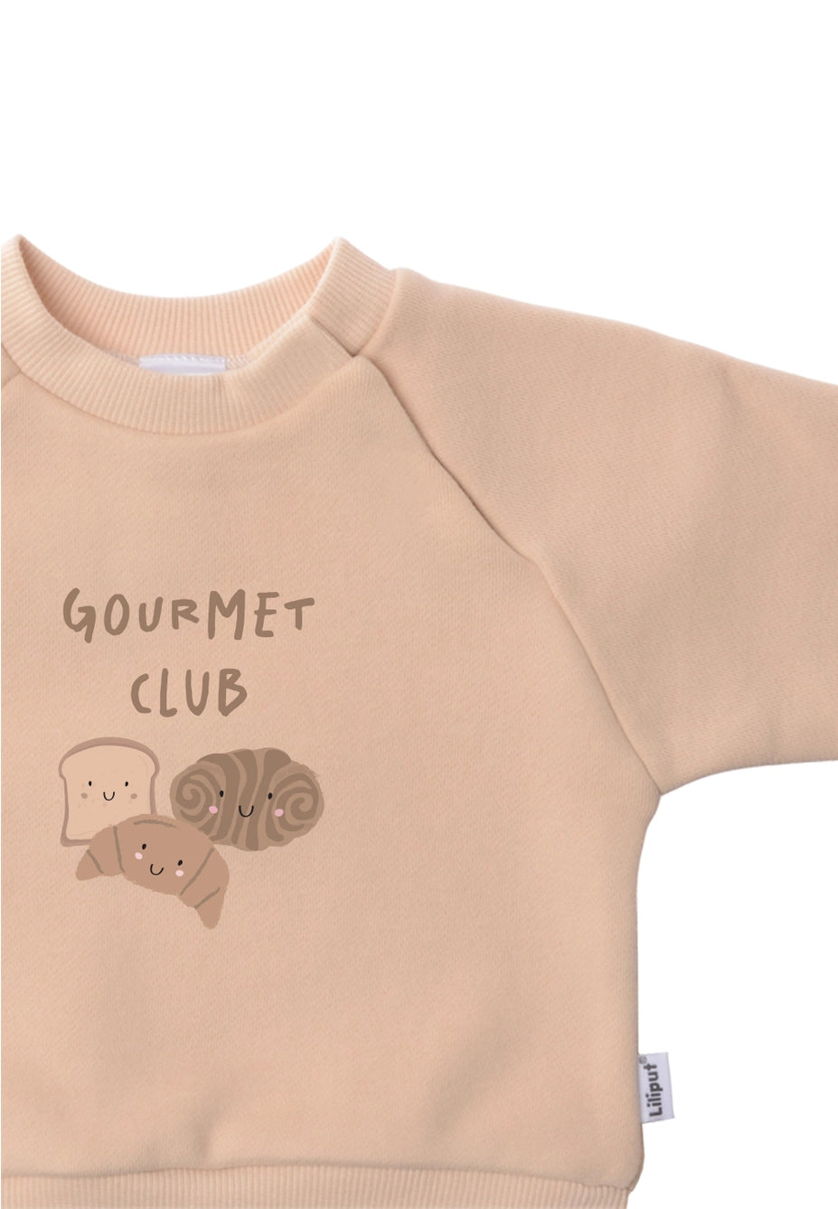 Sweatshirt Beige "Gourmet Club"