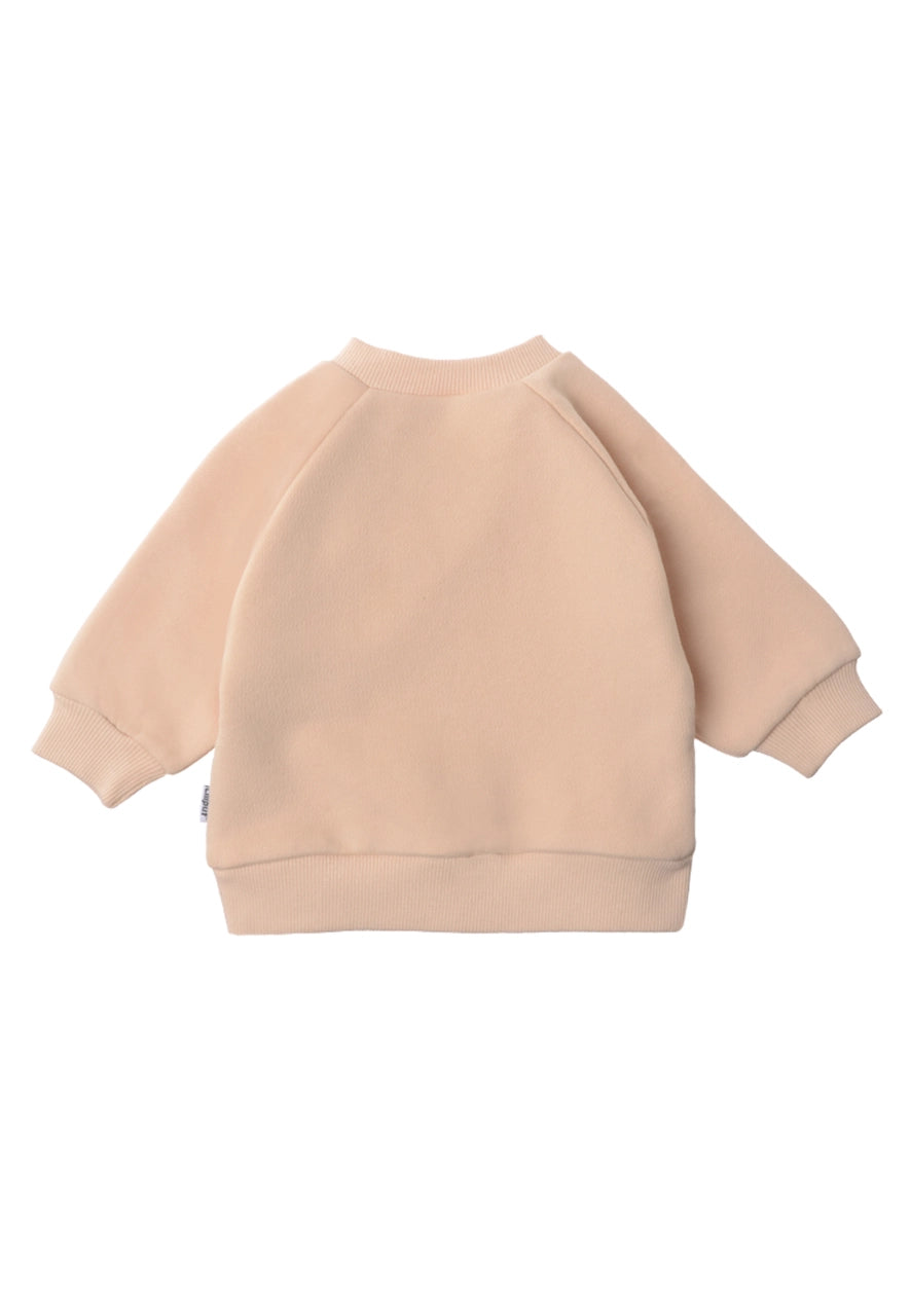 Sweatshirt Beige "early morning club"